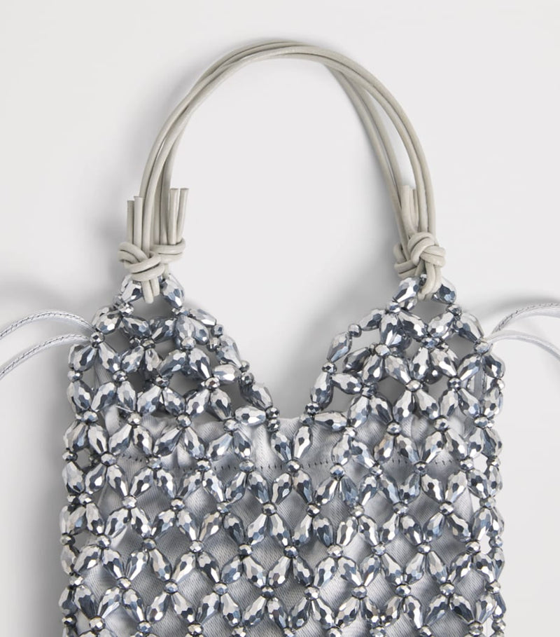 STAUD embellished Kelly mini bag, imported from the UK