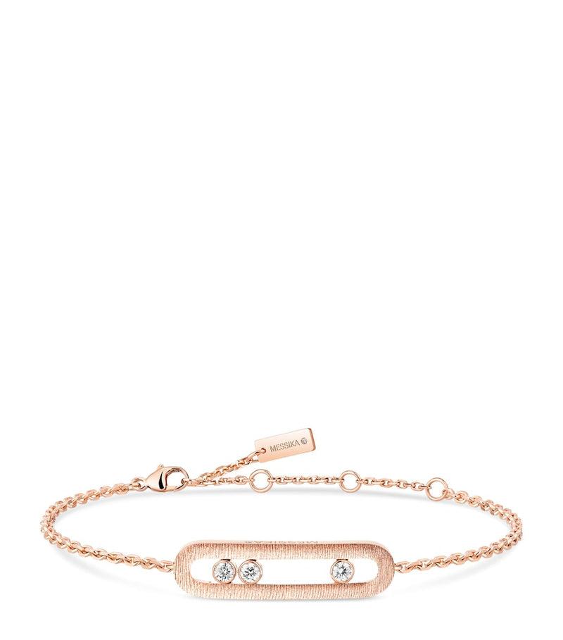 Messika Move Classique pink gold diamond bracelet 0.30ct - British product