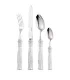 Christofle Pompon silver-plated cutlery set 4-piece - British product