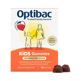 Holland & Barrett Optibac Kids Gummies Strawberry Flavour Digestive Probiotic 30 Gummies- Buy online at McGrocer