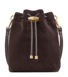 Jimmy Choo Cinch Mini suede handbag with Diamond hardware, imported from the UK
