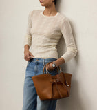 Ralph Lauren calfskin leather tote bag, imported from the UK