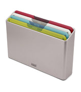 Harrods Colour-Coded Chopping Board Set with Storage Case, 4 Pieces- Buy online at McGrocer