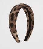 Dolce&Gabbana leopard print headband, imported from the UK