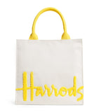 Harrods Small Cotton Logo Tote Bag