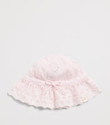 Harrods Children's Cotton Embroidered Sun Bucket Hat- Buy online at McGrocer