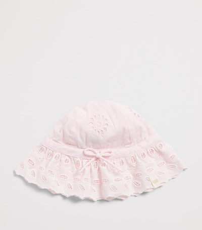 Harrods Children's Cotton Embroidered Sun Bucket Hat - اشترِ عبر الإنترنت من McGrocer