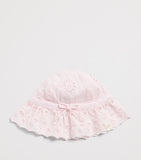 Louise Misha cotton embroidered bucket hat for children, UK version