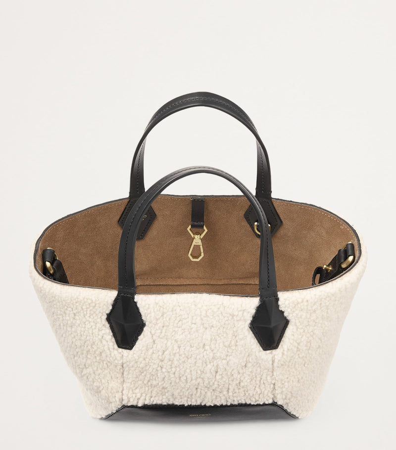 Jimmy Choo Diamond Small Shearling Tote Bag, UK version
