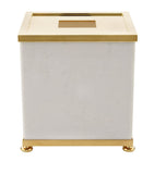 ZODIAC marble tissue box with gold-plated lid (British brand)