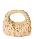 Miu Miu Wander matelassé leather top-handle bag (British brand)