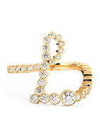 Sophie Bille Brahe L ring 18kt yellow gold diamonds - British product