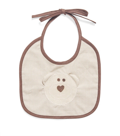 Harrods Stefano Ricci Kids Cotton Teddy Bear Logo Bib- Buy online at McGrocer