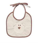 Harrods Stefano Ricci Kids Cotton Teddy Bear Logo Bib- Buy online at McGrocer
