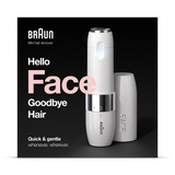 Holland & Barrett Braun Face Mini Hair Remover FS1000 White Electric Facial Hair Remover for Women- Buy online at McGrocer