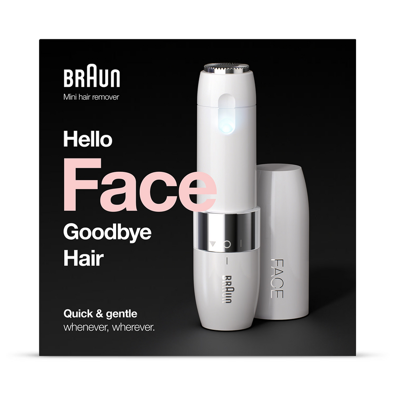 Braun facial hair remover FS1000, imported from the UK