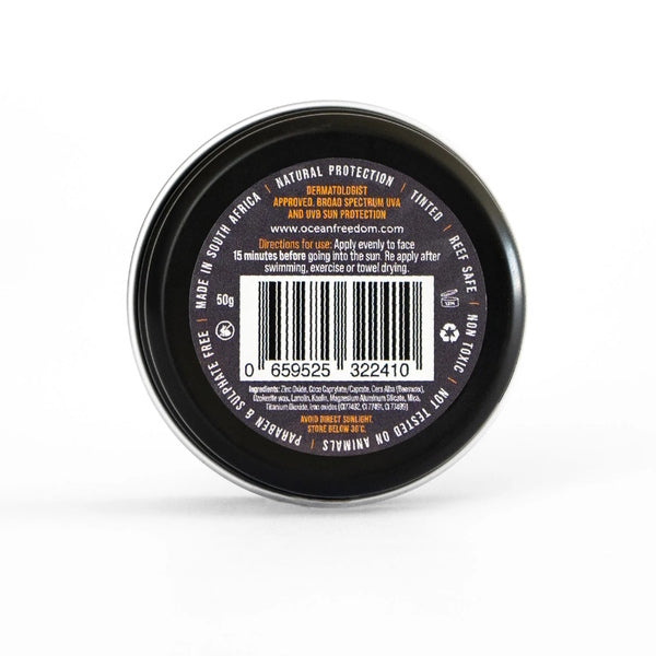 Ocean Freedom Mineral Sun Cream Light Tan 50g, imported from the UK