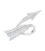 Harrods Boucheron Nature Triomphante Flèche Ring White Gold and Diamond- Buy online at McGrocer