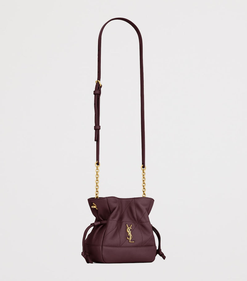Saint Laurent Mini Jamie Shoulder Bag in lambskin, imported from the UK