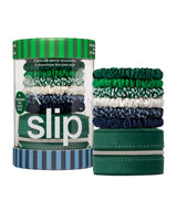 Harrods Slip Mulberry Silk Courtside Scrunchies Pack of 6- Buy online at McGrocer