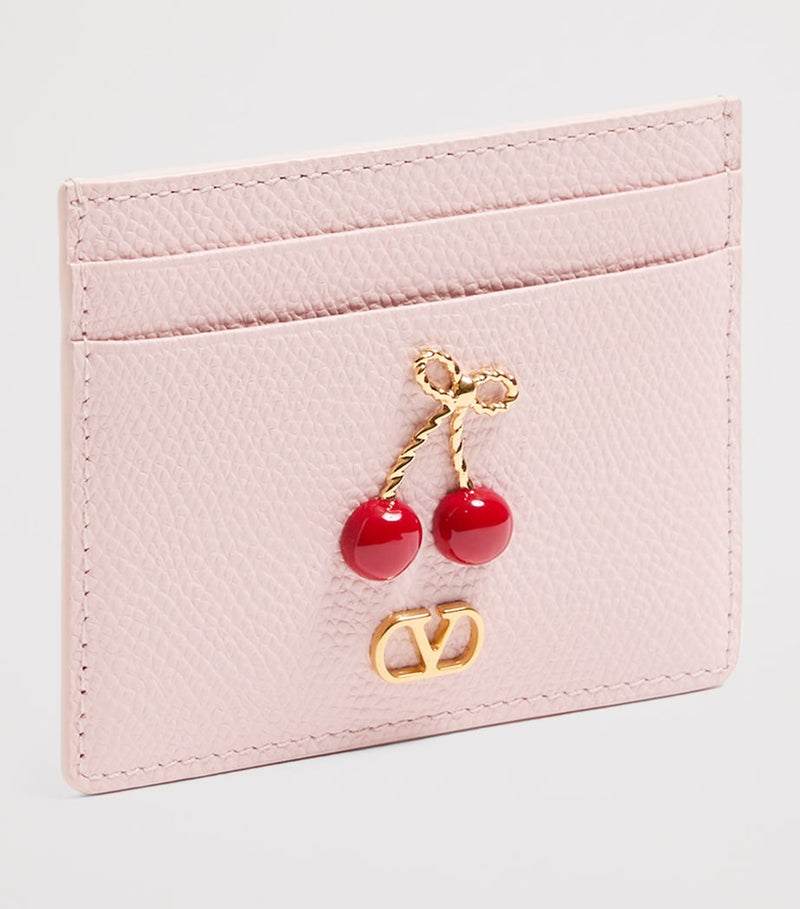 Valentino Garavani VLogo Cherryific card holder - British product