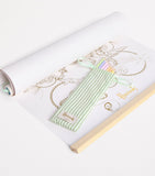 Harrods giant hanging colouring poster with pencils, UK version