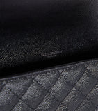 Saint Laurent medium envelope matelassé shoulder bag (British brand)