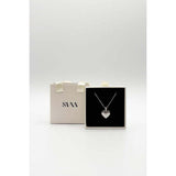 Superdrug SVNX Chunky Heart Pendant Necklace Silver 40+5cm- Buy online at McGrocer