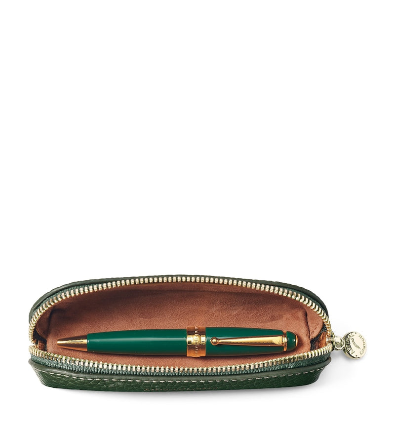 Aspinal of London leather baby pen case small size - British brand