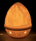 Lladró porcelain nativity lithophane H12cm - British product