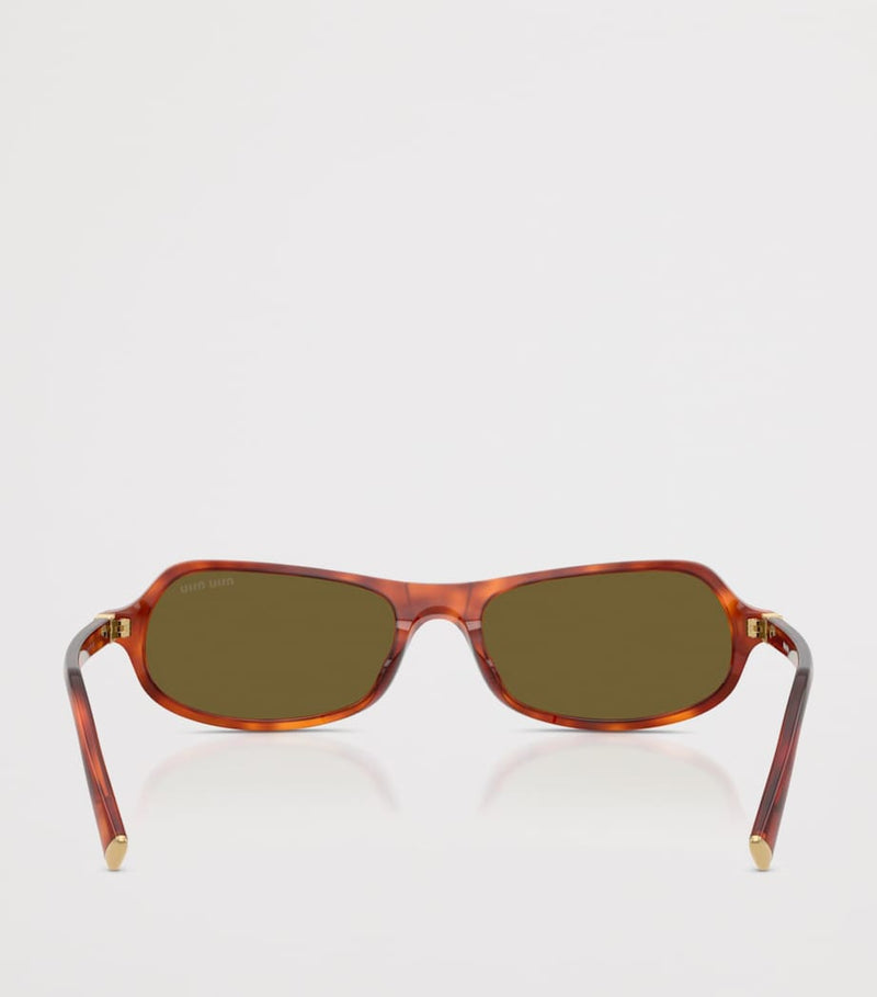 Miu Miu irregular oval sunglasses - British product