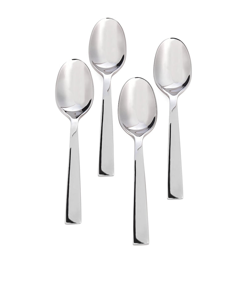 Ralph Lauren Home Titanium Academy demitasse spoons set of 4, imported from the UK