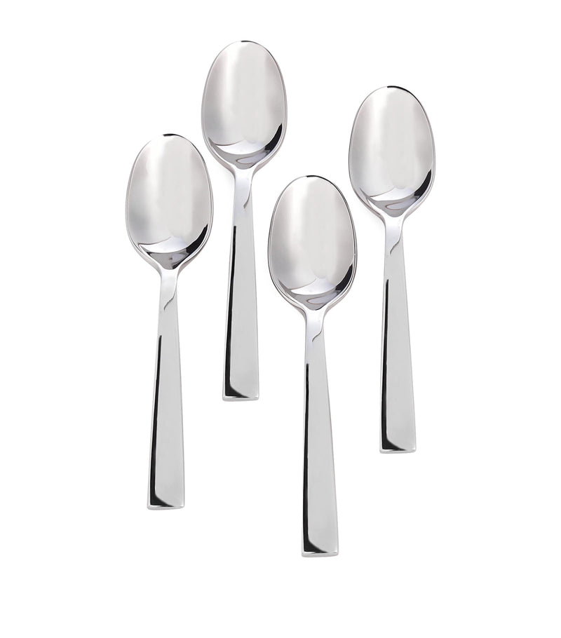 Ralph Lauren Home Titanium Academy demitasse spoons set of 4, imported from the UK