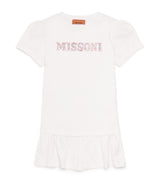 Harrods Missoni Kids Cotton Logo Embellished Dress Kids' Dress 4-14 Years- Buy online at McGrocer