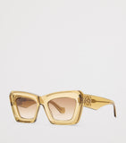 LOEWE bevelled cat eye sunglasses, UK version