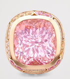Boodles Morganite and Diamond Play of Light ring (British brand)