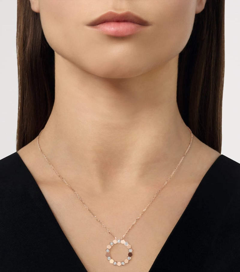 Chaumet Bee de Chaumet rose gold diamond pendant (British brand)