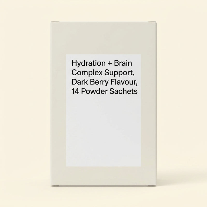 H&B dark berry hydration supplement 14 sachets, imported from the UK