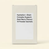 H&B dark berry hydration supplement 14 sachets, imported from the UK