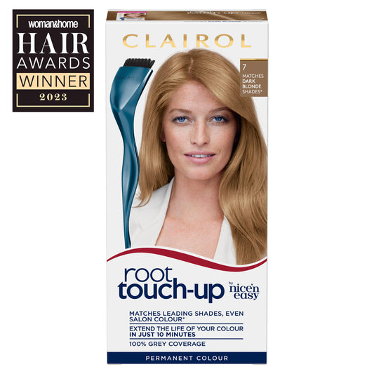 Clairol Nice'n Easy Root Touch-Up Hair Dye Dark Blonde 7 Beauty at home Sainsburys   