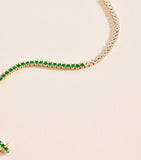 Anita Ko Hepburn bracelet yellow gold diamond emerald, imported from the UK