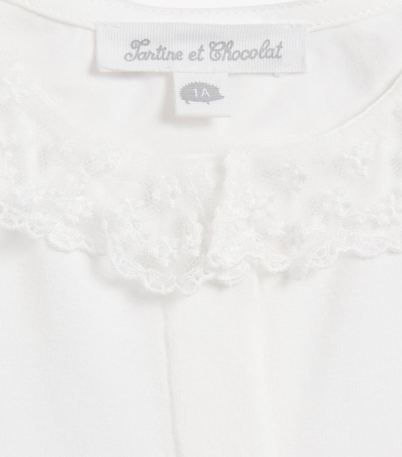 Tartine et Chocolat lace-detail bodysuit 1-24 months (British brand)