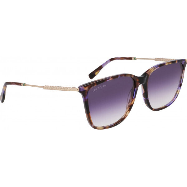 Lacoste L6016S 219 purple sunglasses, imported from the UK