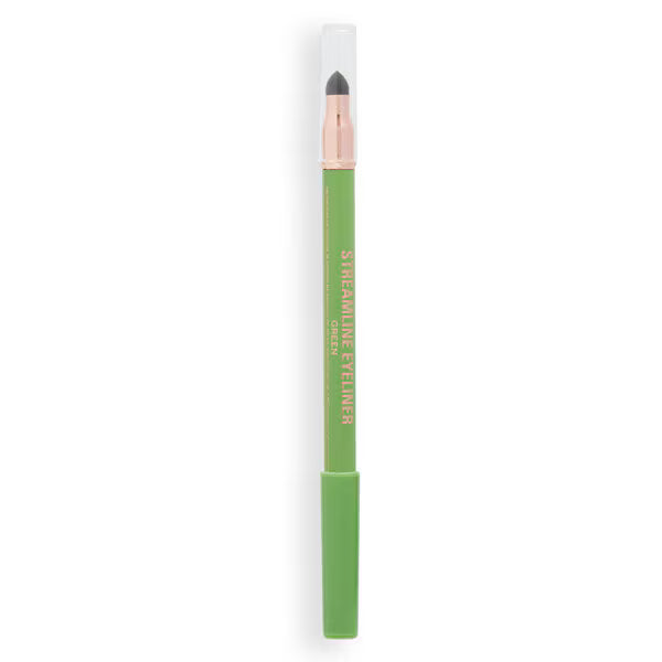 Revolution Streamline Waterline Eyeliner Pencil Green, imported from the UK