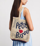 The Jacksons jute tote bag, Petit Bisou print - British product