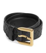 Harrods Bottega Veneta Calfskin Intrecciato Piccolo Belt- Buy online at McGrocer