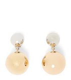 Weekend Max Mara Pasticcino bag earrings gold-tone orbs, imported from the UK