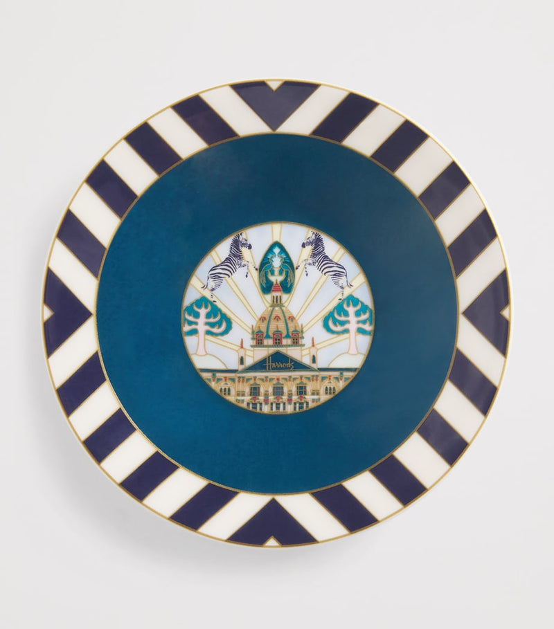 Harrods Enchanted Emporium Building bone china espresso cup and saucer, UK version