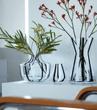 LSA International stripe vase 20cm, UK version