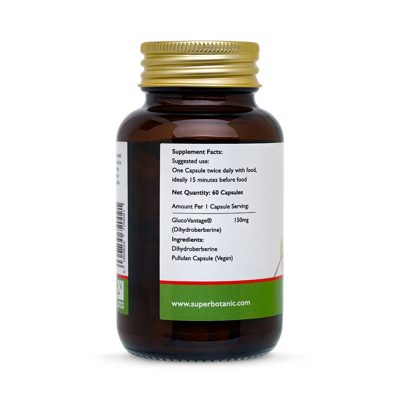Super Botanic Berberine Advance supplement 60 capsules, imported from the UK